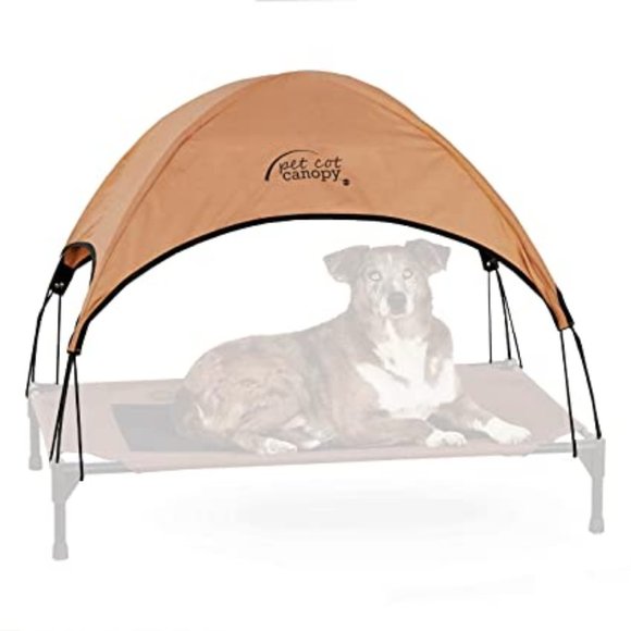 Pet Cot Canopy Cover Fit Original K & H Large Cot Light Tan NEW in BOX Sealed!